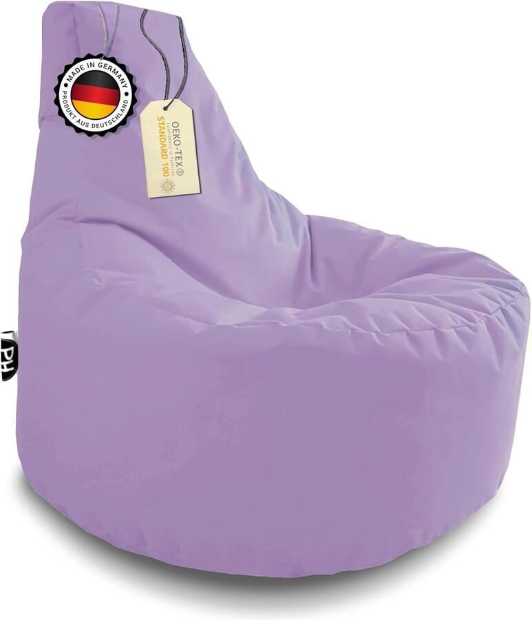 Zitzak Gamerkussen Loungekussen Ø 75 cm Perfect voor Binnen en Buiten In Kleuren