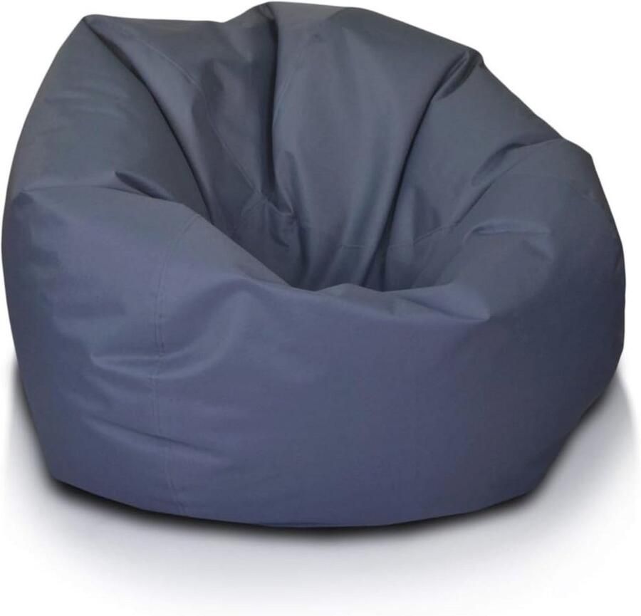 Zitzak grijs maat M Voor binnen en buiten Scheurbestendig en waterdicht 90 x 50 cm