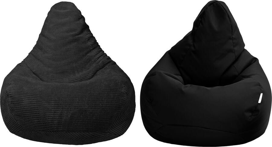 Zitzak Grote Zitzak Volwassenen Binnen Zitzakken Lounge Zitzak Woonkamer Hoge Rug Gaming Zitzak Stoel Bean bag Ligstoel Set van 2