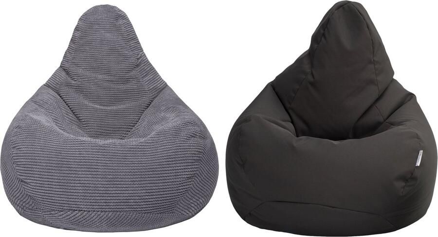 Zitzak Grote Zitzak Volwassenen Binnen Zitzakken Lounge Zitzak Woonkamer Hoge Rug Gaming Zitzak Stoel Bean bag Ligstoel Set van 4