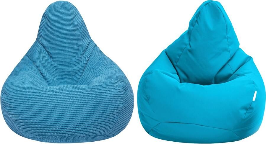 Zitzak Grote Zitzak Volwassenen Binnen Zitzakken Lounge Zitzak Woonkamer Hoge Rug Gaming Zitzak Stoel Bean bag Ligstoel Set van 2