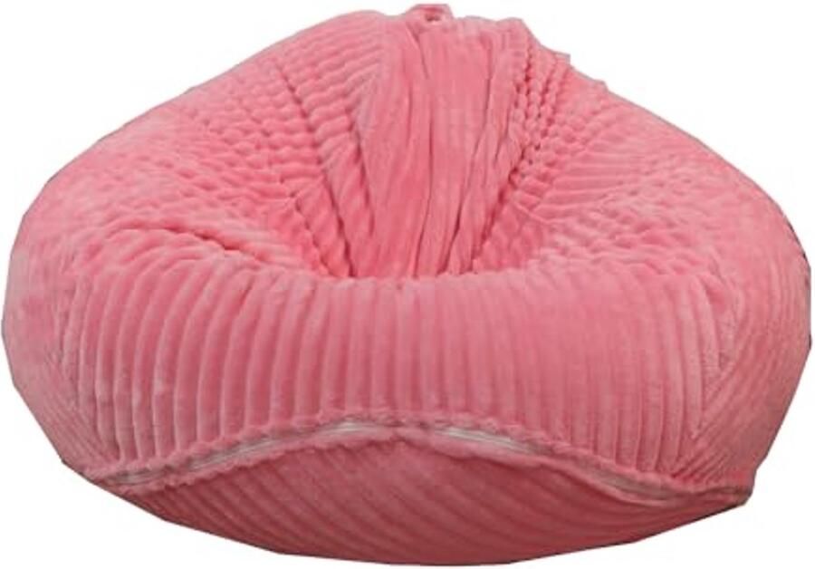 Zitzak Hoes voor Kinderen en Volwassenen XL Maat Roze Perfect voor Knuffeldieren