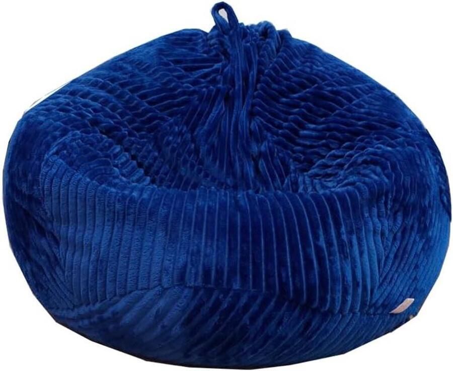 Zitzak hoes voor knuffeldieren (blauw maat XL) zonder vulling