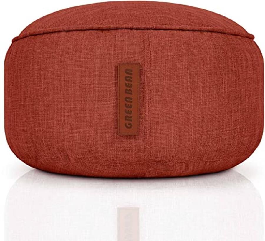 Zitzak krukje 25x45cm Voetenbankje en zitpoef voor volwassenen en kinderen Vloerkussen met flexibele EPS-vulling