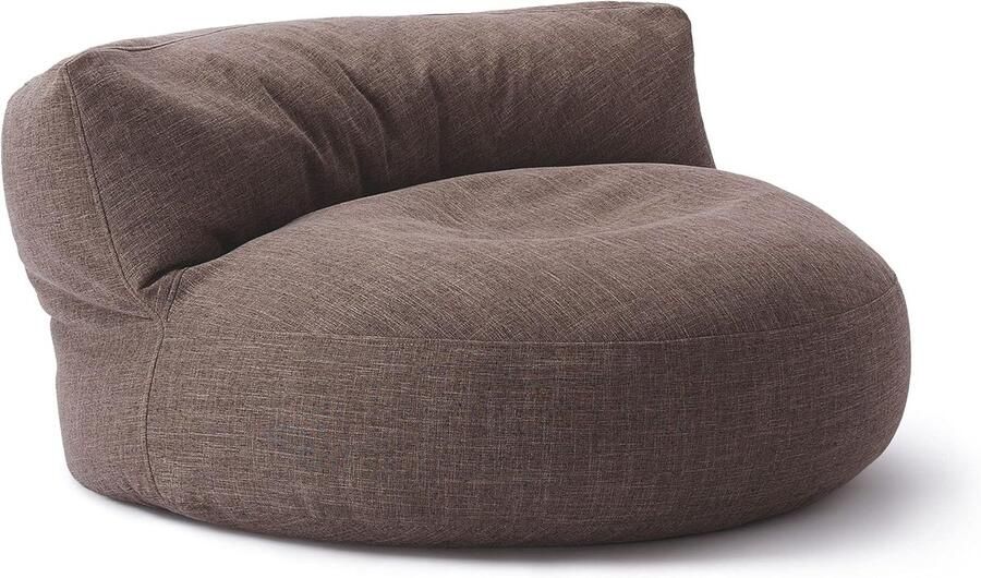 Zitzak Lounge (320 L) voor Binnen en Buiten Modern Design met Aanpasbare Vulling 90 x 50 cm Bruin