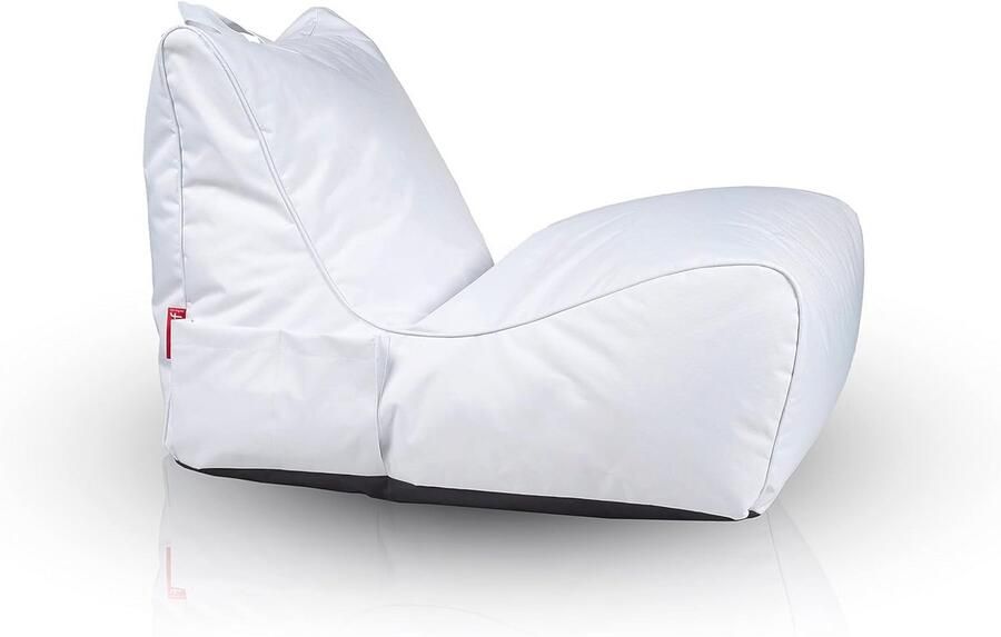 Zitzak poef met opbergzak en handvat 80x60x60cm Comfortabel en veelzijdig