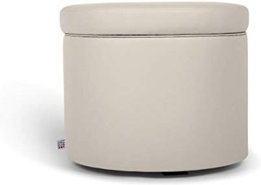 Zitzak Puff van kunstleer met Voetenbank Moderne Design Kruk voor Woonkamer en Kinderkamer