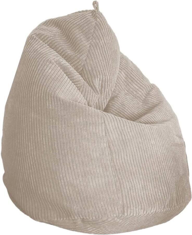 Zitzak van corduroy met EPS-vulling Gamingkussen in vele kleuren 65x85 cm