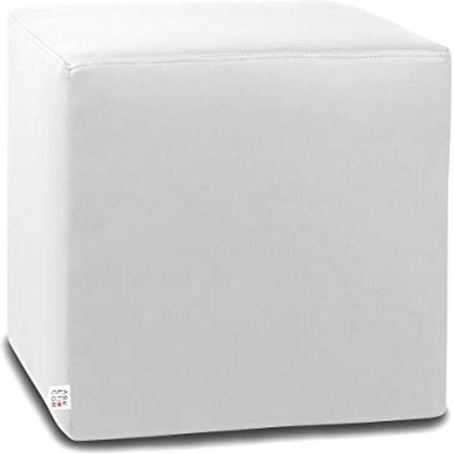 Zitzak van kunstleer met afneembare ritssluiting 35 x 35 cm