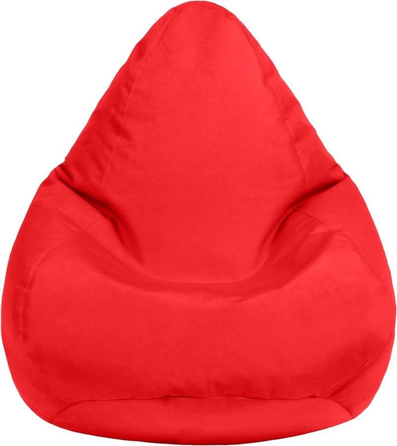 Zitzak voor kinderen gamerstoel waterbestendige meubels voor binnen en buiten woonkamer Bean Bag zitting ergonomisch design voor lichaamsondersteuning (rood zitzak)