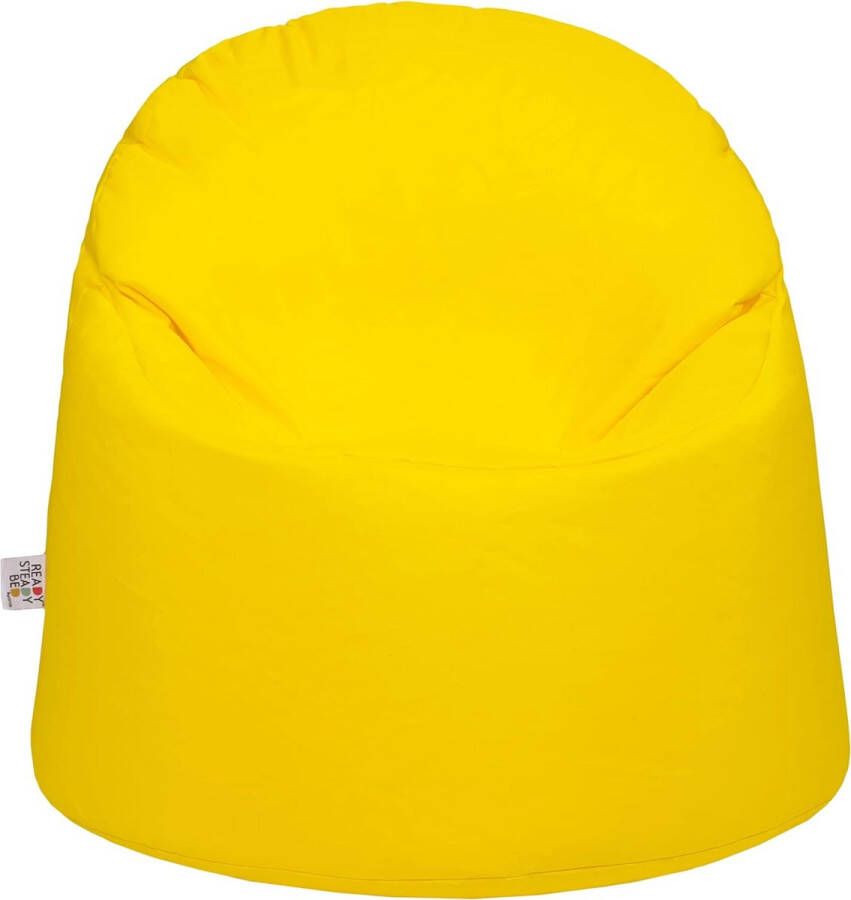 Zitzak voor kinderen indoor beanbag outdoor zitkussen gamingzitzak waterdicht kindermeubel comfortabel vloerkussen ergonomisch design zitzak met vulling (geel)