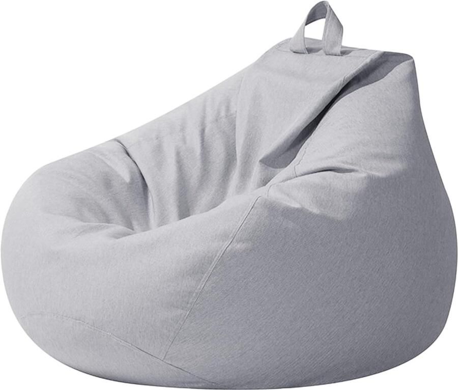 Zitzak voor Kinderen Natuurlijk Linnen en Katoenmix Maten