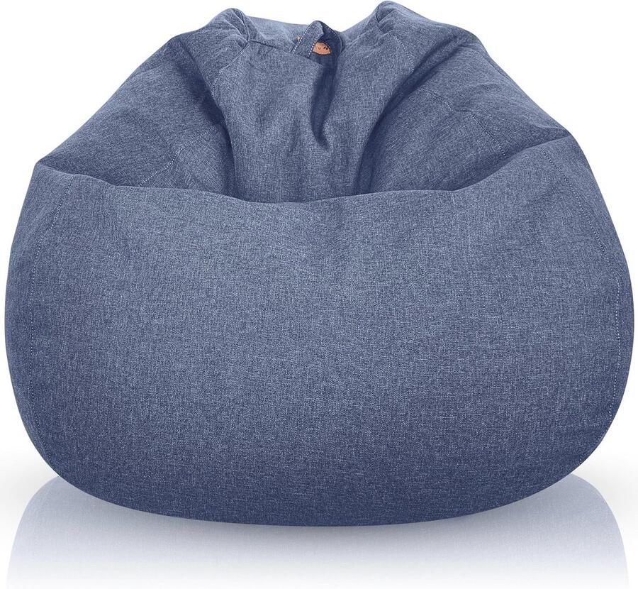 Zitzak XXL voor Woonkamer en Tienerkamer 100 x 75 cm Blauw Design