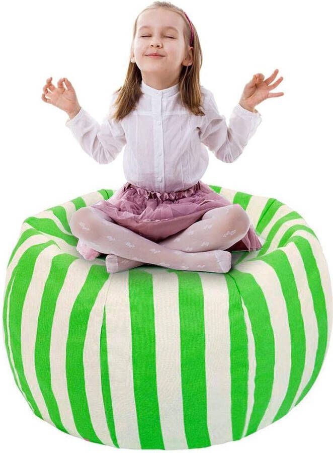 Zitzakhoes voor knuffeldieren opbergtas zachte comfortabele bekleding om als zitzak te vullen afmeting circa 96 52 cm