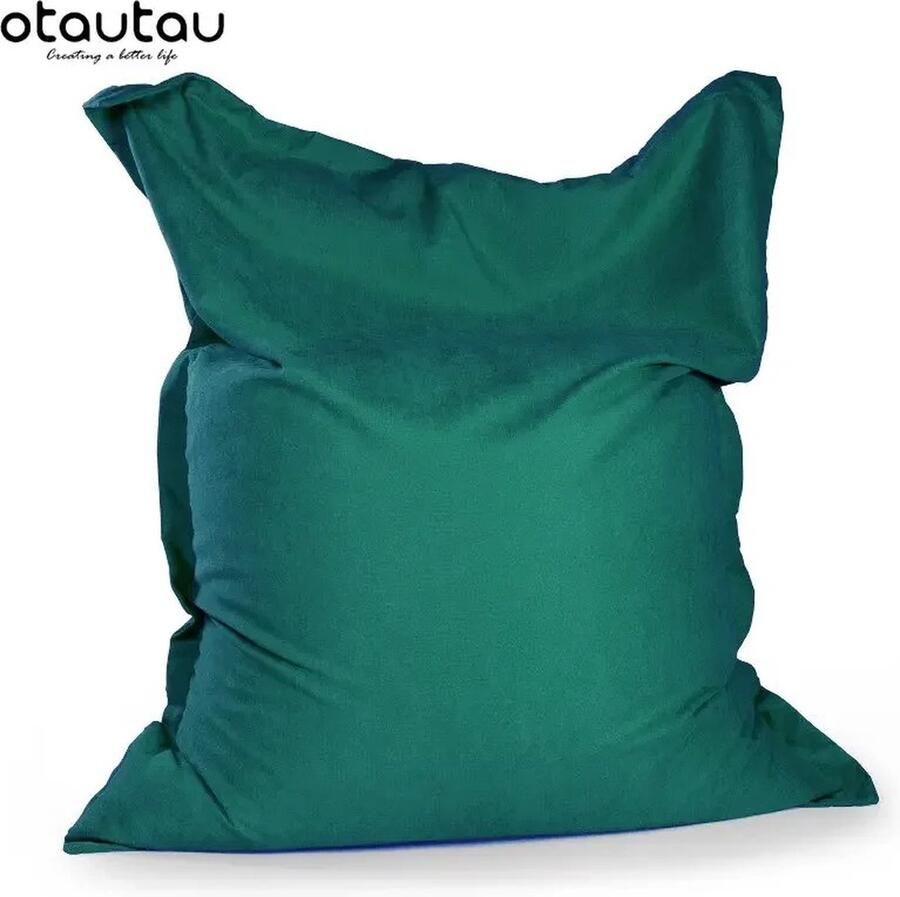 Zitzakhoes Zitzak Hoes Zonder Vulling Zitzak 140x180 cm Donkergroen Waterdicht