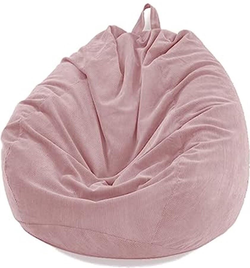 Zitzakstoel voor Volwassenen Corduroy Zitzakhoes zonder Vulling voor Binnen en Buiten Ergonomisch en Comfortabel