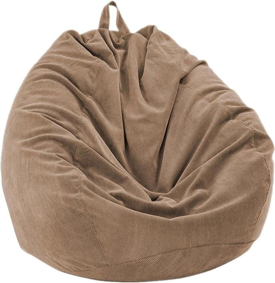 Zitzakstoelhoes Wasbare corduroy hoes voor gevulde dieren en traagschuim zitzakken Volwassenen kinderen tieners