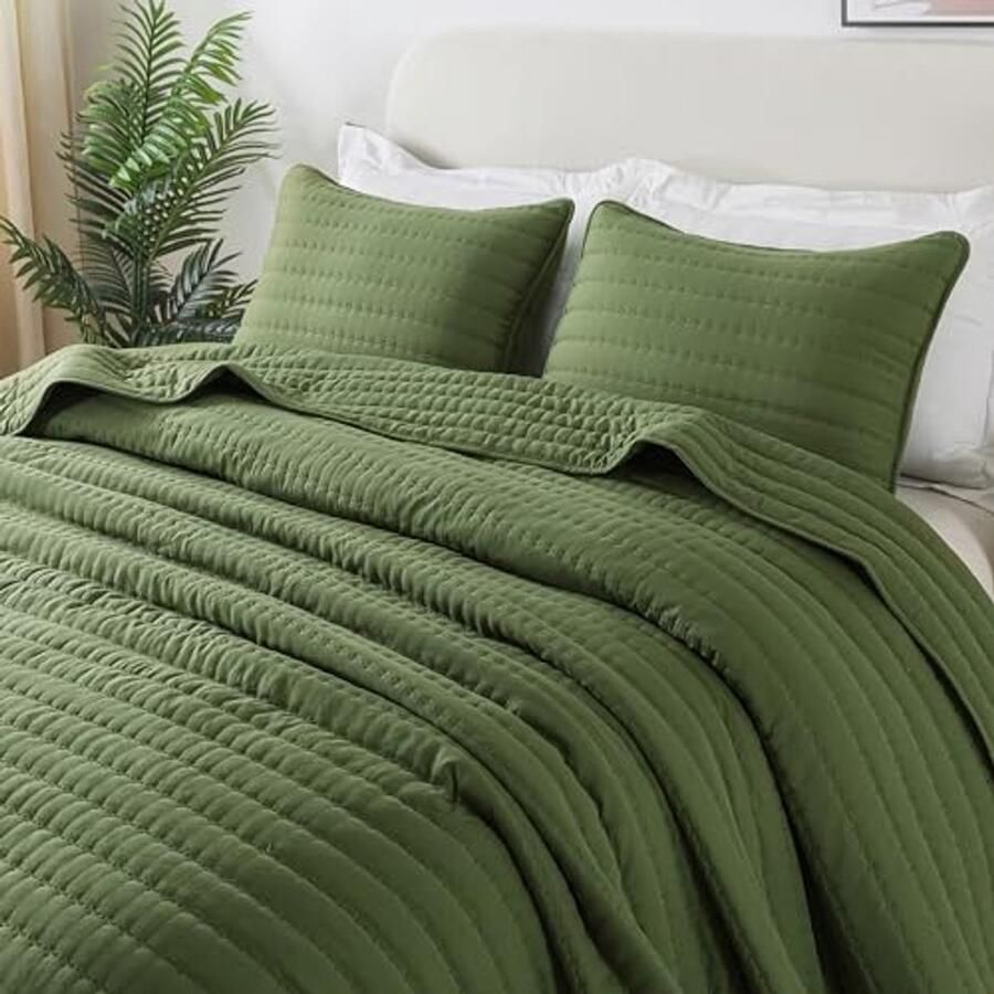 Zomersprei voor tweepersoonsbed 270 x 300 cm ultrazacht en gewatteerd 100% microvezel Oeko-Tex gecertificeerd