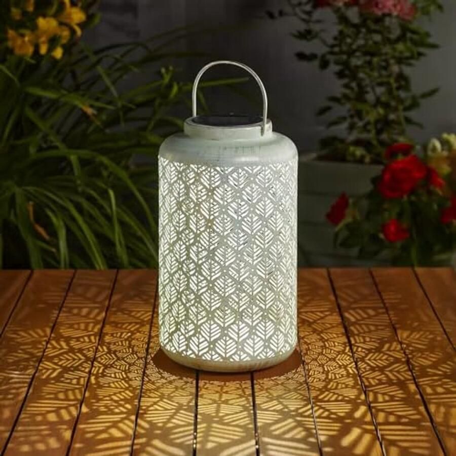 Zonnelantaarn in Turkse stijl met Warm Witte LEDs Decoratieve Lamp voor Binnen en Buiten