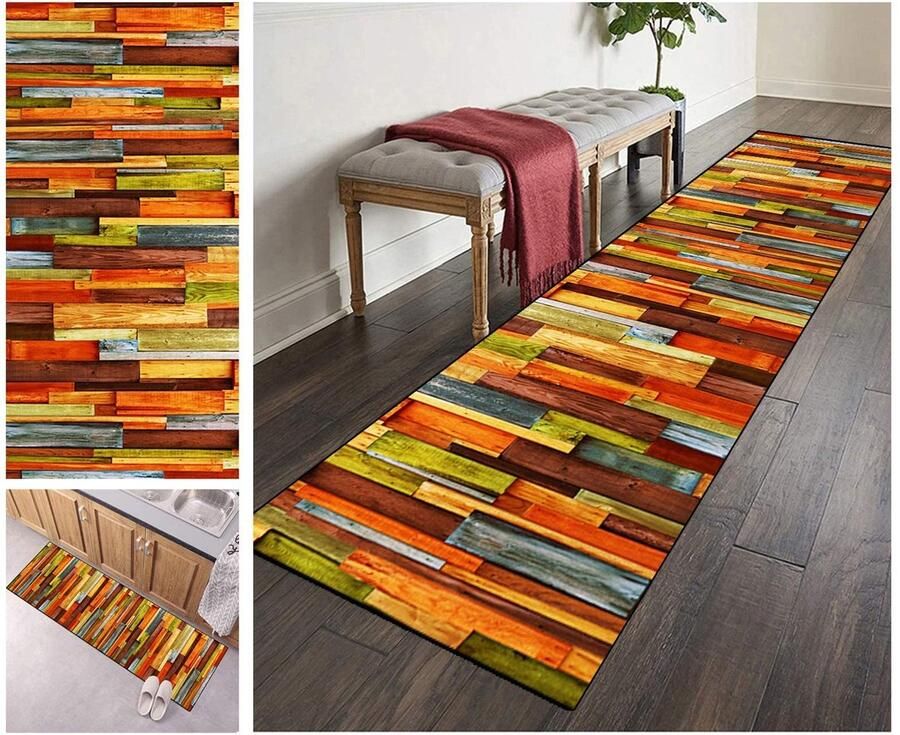 Ibenzoa Tijdloze en Elegante Tapijtloper voor Elke Ruimte in Huis Wasbaar en Antislip Ontwerp