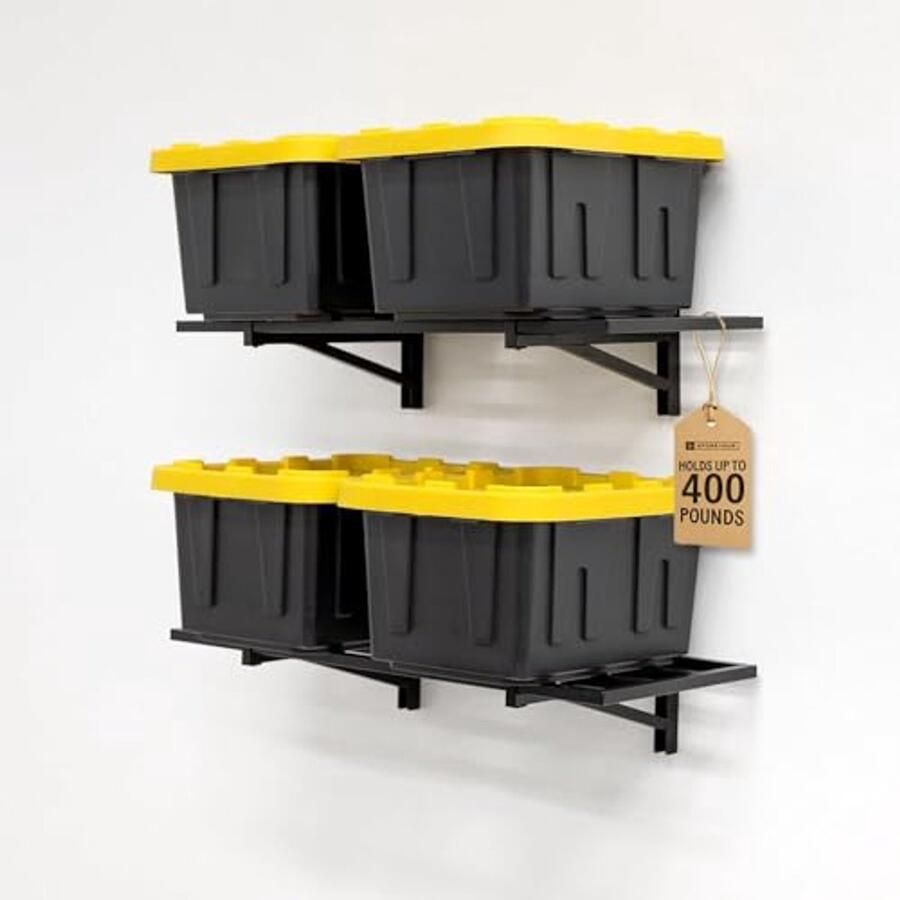 Zware Wandplanken 2 Pack 30x120cm voor Garage en Opslag 200lbs Draagvermogen