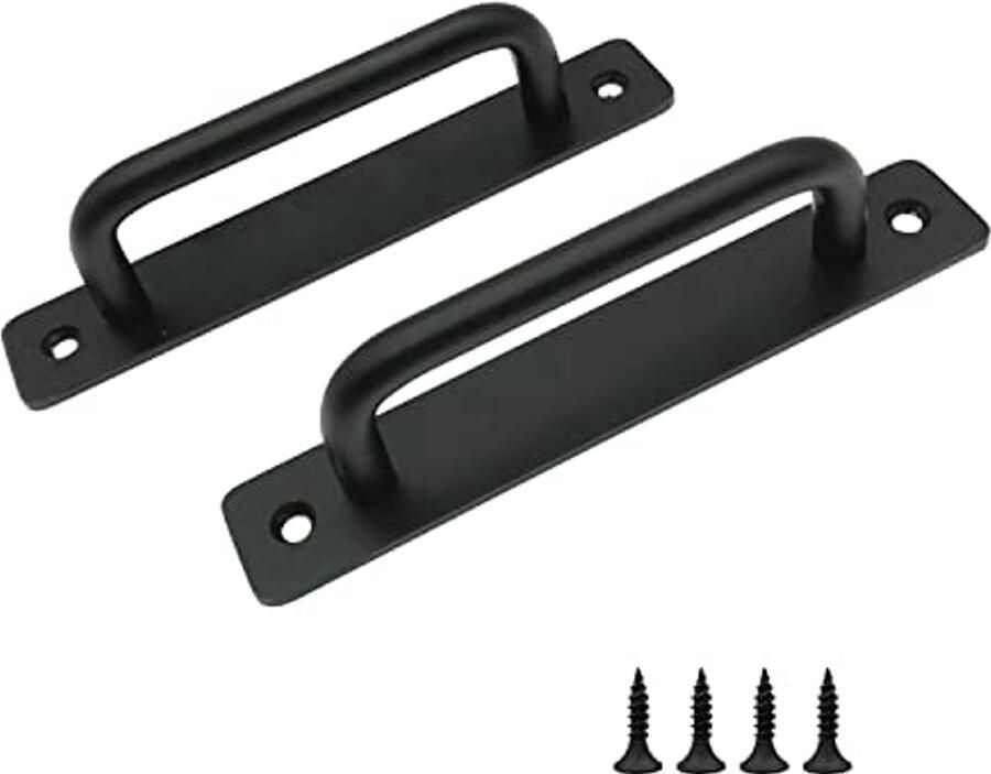 Zwarte Aluminium Keuken Kast Deurklink 128mm Meubels Handvatten voor Deuren en Lades