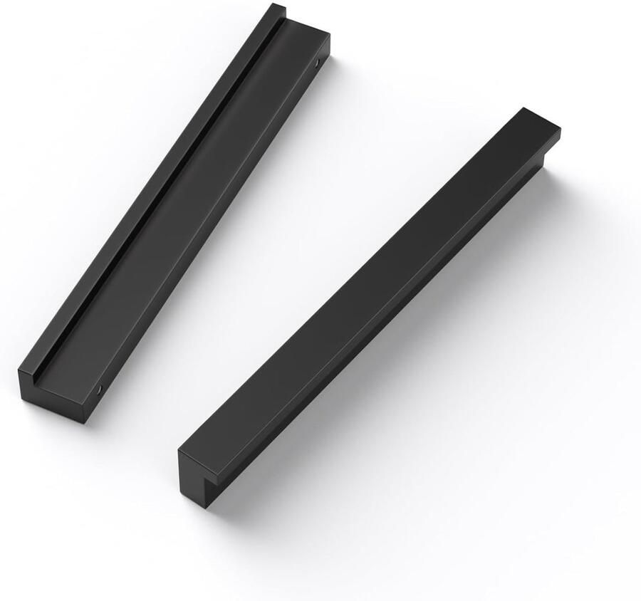 Zwarte Kastgreep Hoogwaardig Aluminium 1 stuk