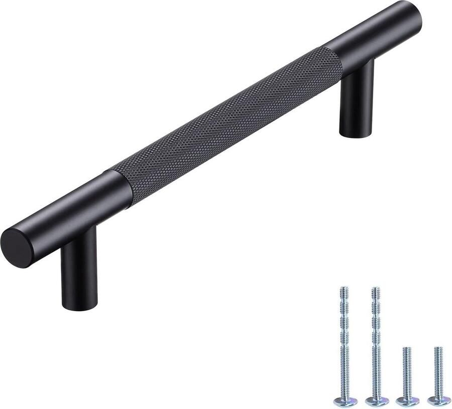 Zwarte Kastgrepen 160mm 10 Stuks Gatafstand Keukengrepen Zwart Meubelgrepen voor Keukenkasten