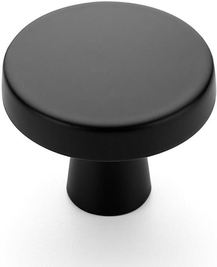 Zwarte Kastknoppen 32 mm 10 Stuks Perfect voor Keukenkasten en Lades