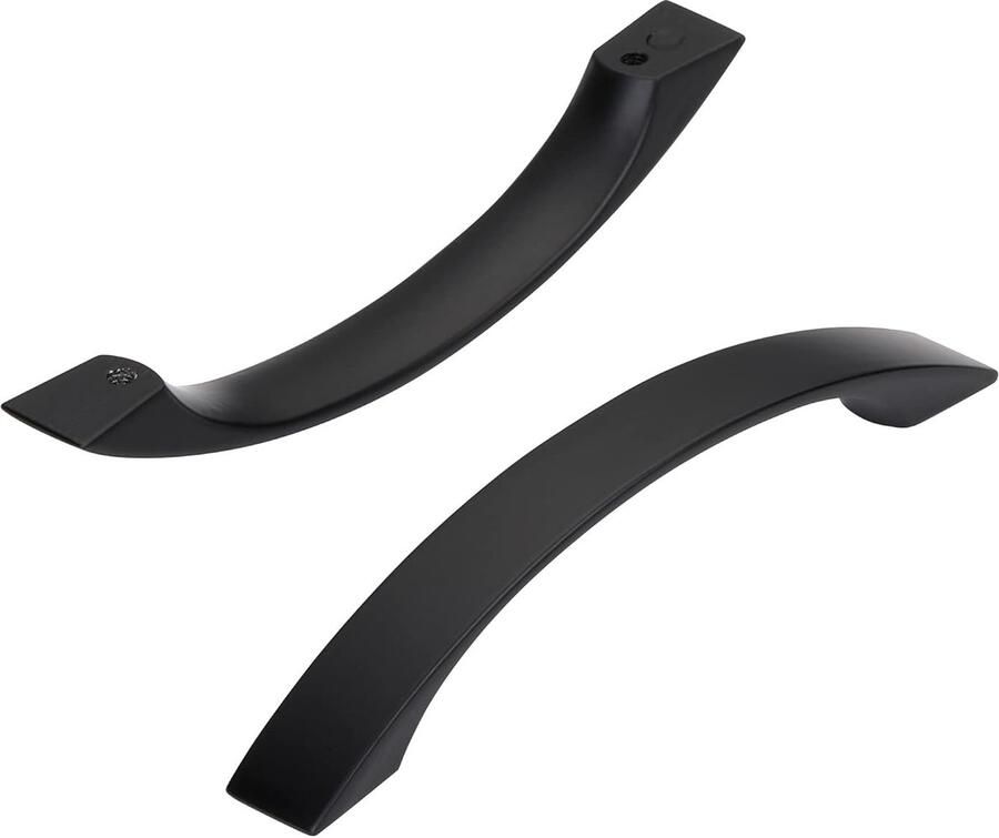 Zwarte Keukenkast Handgrepen 128mm 6 Stuks Modern