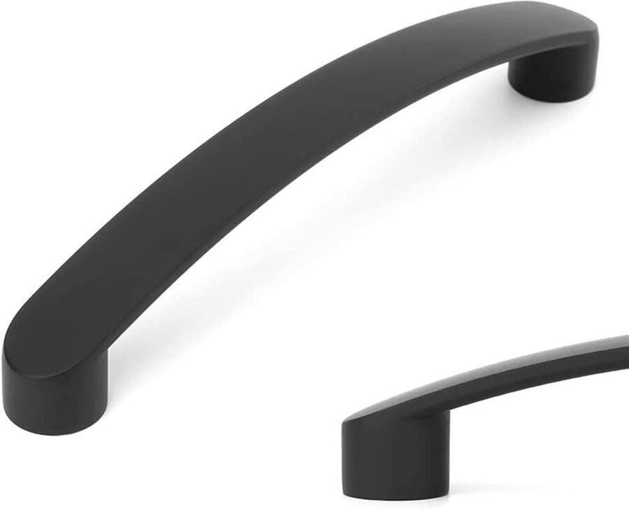 Zwarte Keukenkast Handgrepen 6 Stuks 224mm