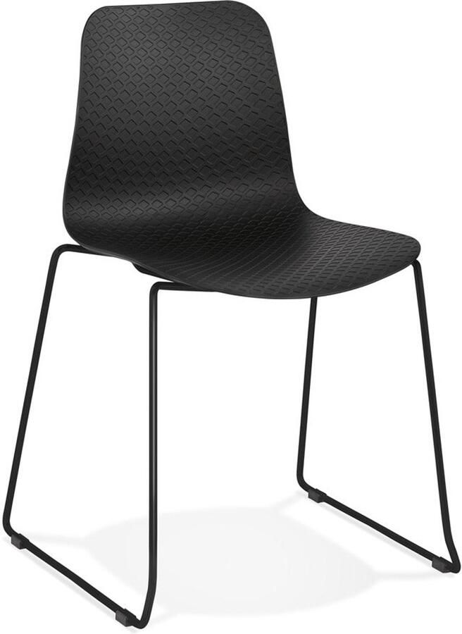 Zwarte Keukenstoel Moderne Zithoek Comfortabel & Stijlvol Design