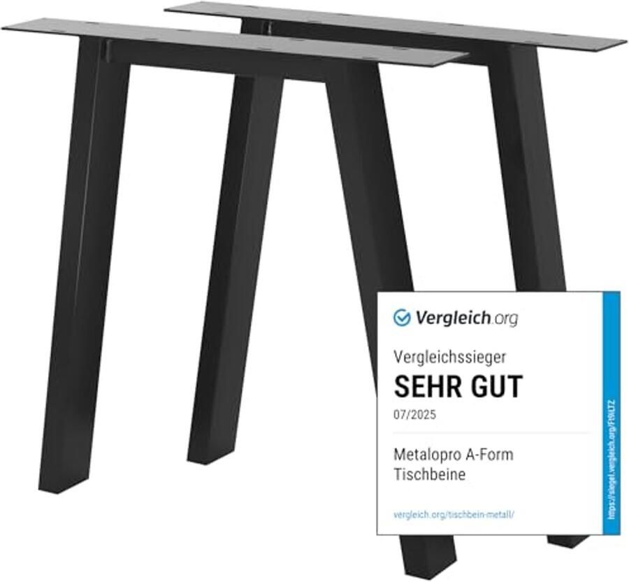 Zwarte Metalen Tafelpoten 72 cm Stevig Tafelframe voor Eettafels en Bureaus