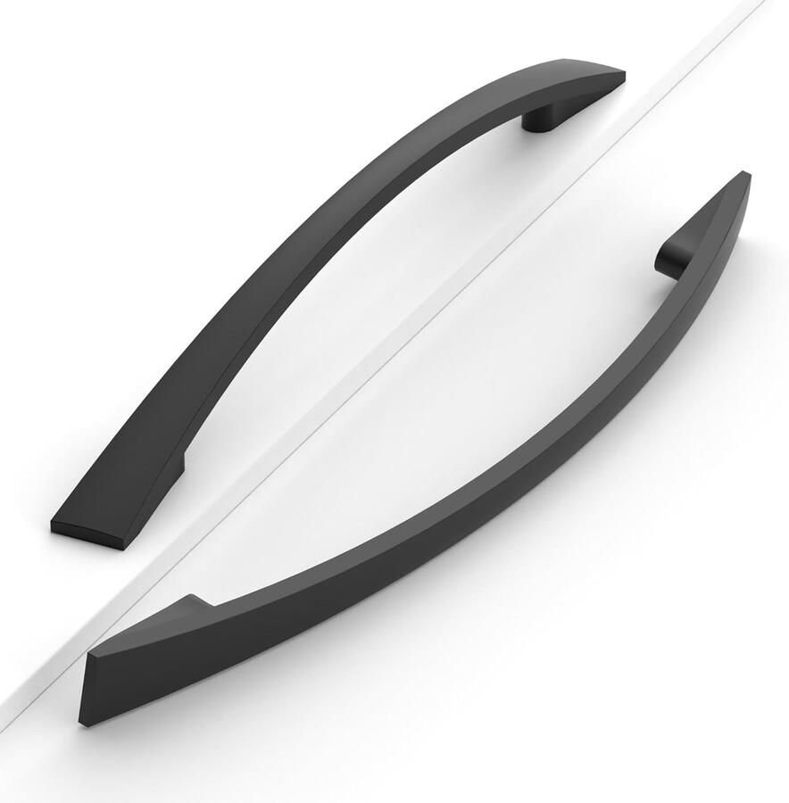 Zwarte Meubelgrepen Kastgrepen voor Keukens en Kledingkasten 10 Stuks 160 mm