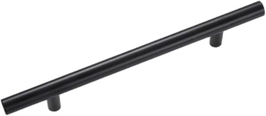 Zwarte ronde handgreep geborsteld handvat voor lade kast keuken 350mm lengte