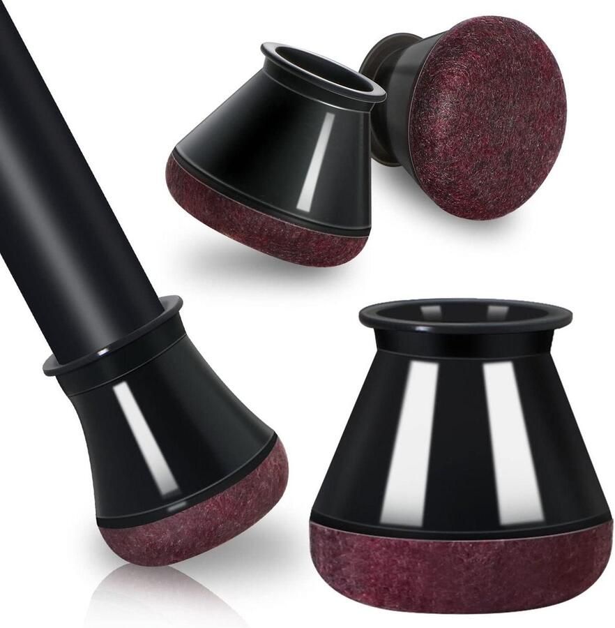 Zwarte siliconen stoel been vloerbeschermers 24 stuks met gewikkelde stoel been hoezen meubels voeten beschermers pads geen lawaai geen krassen zwart M Vloerbeschermer