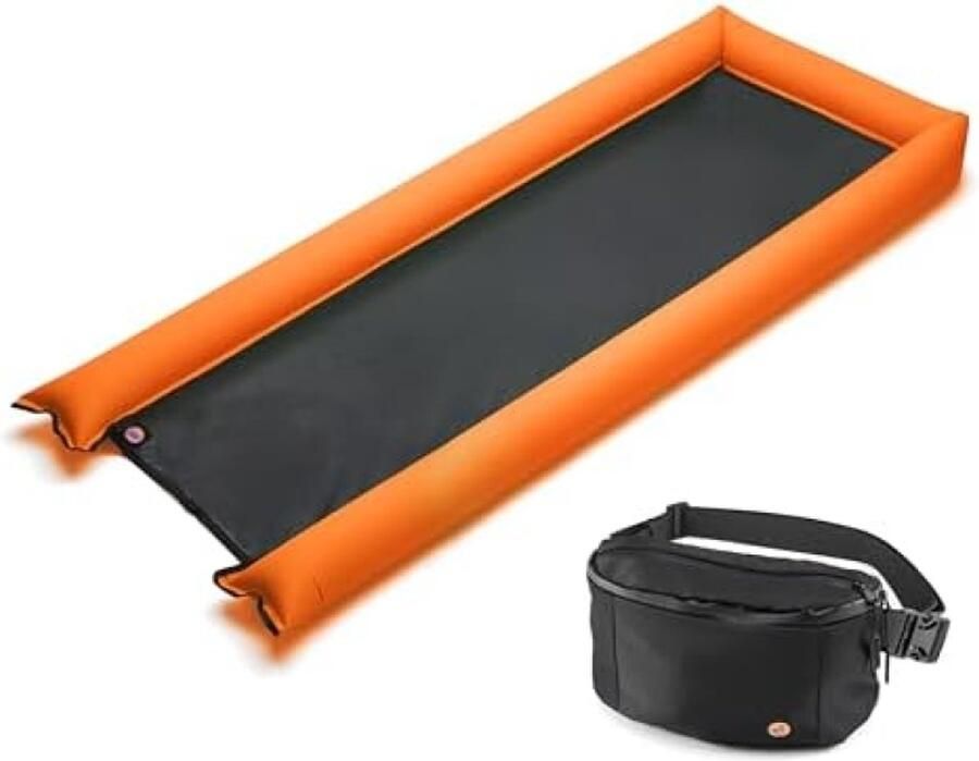 Zwemmatras Floaty premium waterhangmat transport buiktas opblaasbare zwembadluchtmatras met lignet