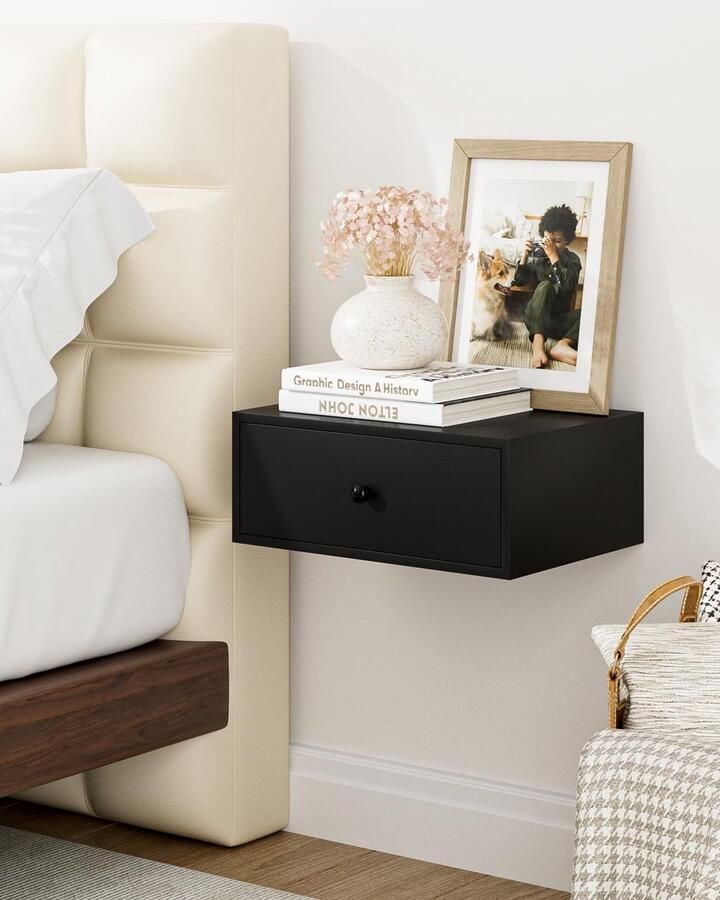 Zwevend nachtkastje modern design wandmontage milieuvriendelijk