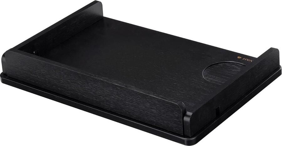 Zwevend nachtkastje van bamboe 38 x 26 x 11cm Tafeltje voor aan het bed Klembare bedplank Bevestiging zonder boren Handig nachtkastje met klembare functie