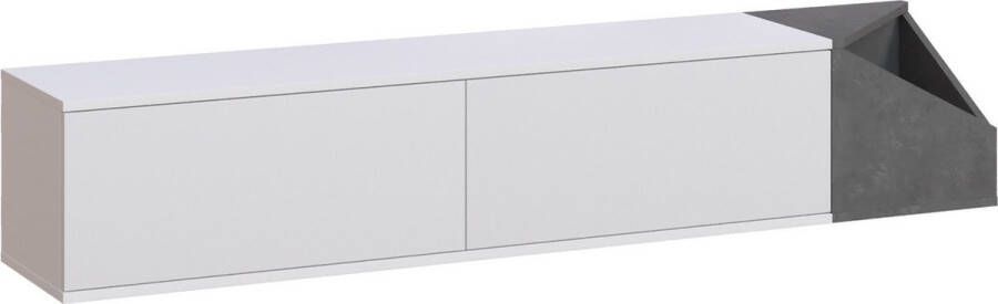 Zwevend TV Meubel Stijlvol Wit 190 cm Ruimtebesparend Design Perfect voor Elk Interieur
