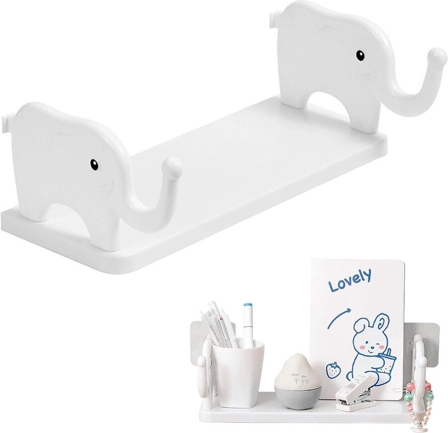 Zwevend wandrek zonder boren Ideaal opbergrek voor keuken woonkamer en badkamer