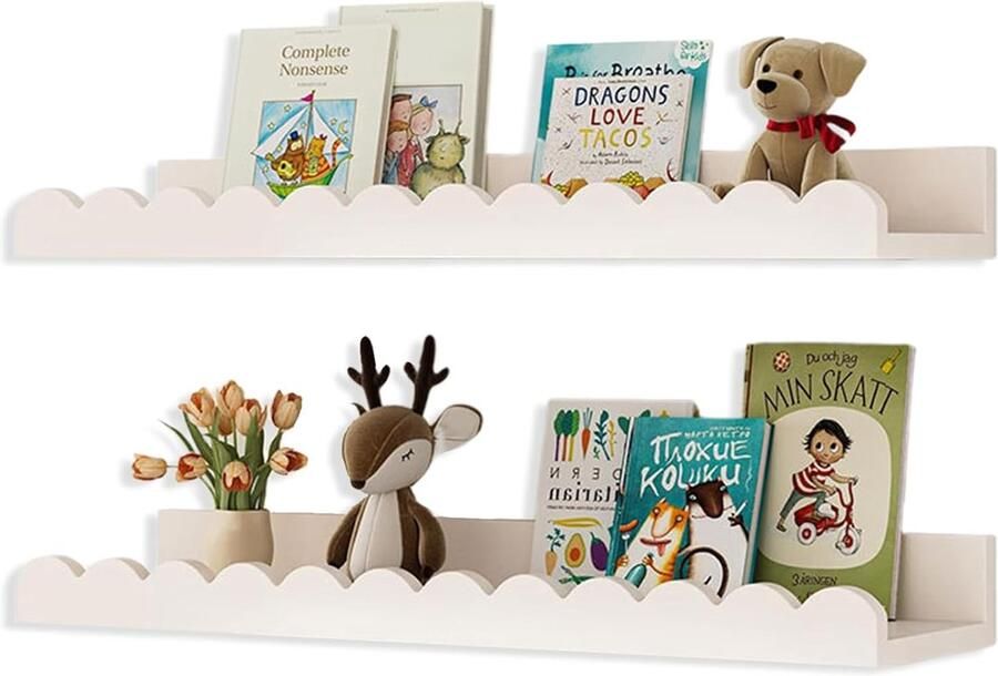 Zwevende Boekenkast Modern Design 1 stuk Grenenhout 42 x 12 x 5 cm