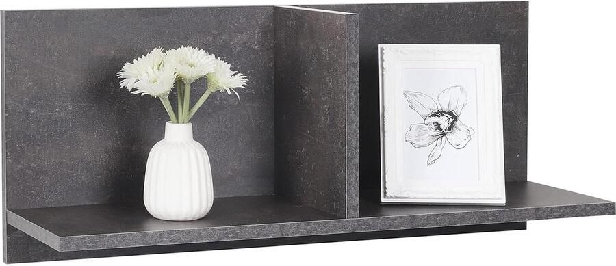 Zwevende Boekenkast Wandplank voor Decoratie 1 stuk Hout 700x300x216 mm