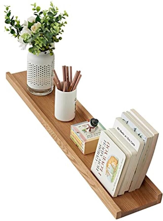 Zwevende Houten Planken 30cm Massief Eiken Wandplanken voor Thuis en Kantoor