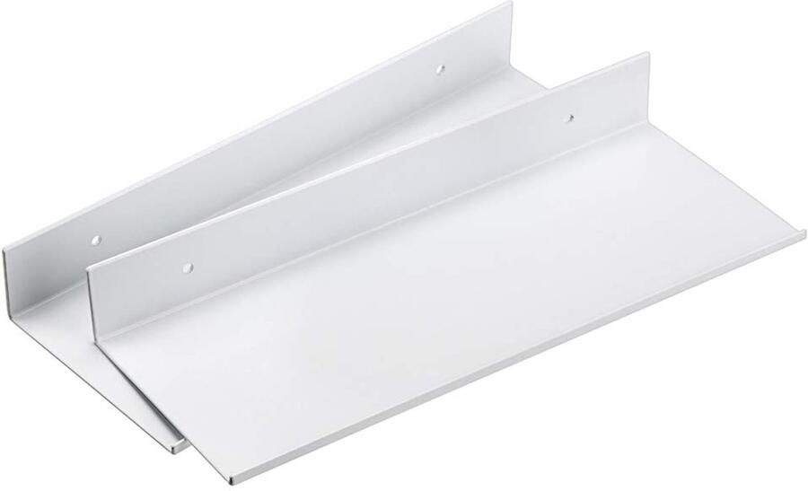 Ibenzoa Stijlvolle Zwevende Wandplanken Set van 2 voor Badkamer Woonkamer Keuken en Kantoor