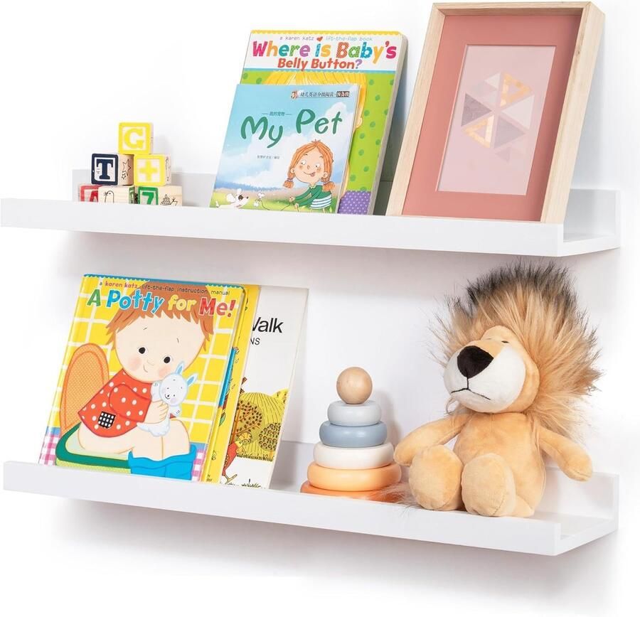 Zwevende plank foto richel decoratief 1 stuk hout