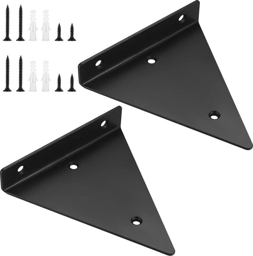 Zwevende Plankhouders Onzichtbaar 2 stuks 14 cm x 13 cm