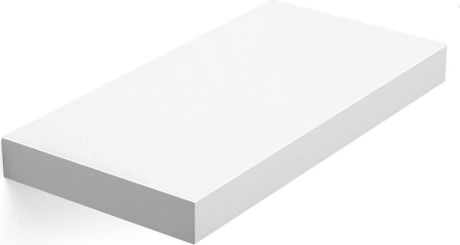 Songmics Zwevende Wandplank 40 cm Wit MDF 40 x 20 x 3.8