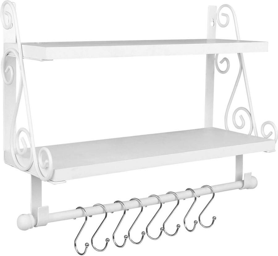 Zwevende Wandplank Hangplank Houten Boekenplank voor Woonkamer Badkamer en Keuken