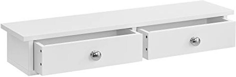 Zwevende Wandplank met 2 Lades Stijlvol en Ruimtebesparend